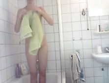 Hidden Cam Catches Her Showering And Having Sex