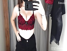 Trying On Clothes That Fit My Huge Titties