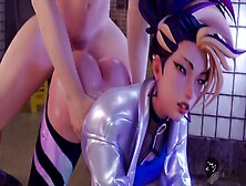 Akali Fucked And Getting A Big Thick Anal Creampie