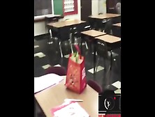 Two Teachers Going At It In The Classroom