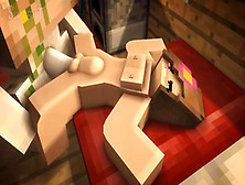 Minecraft Girl Destroyed By Iron Golem With Huge Cock (Sound)