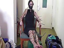 Zipped Up And Wrap Gagged