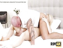 Rim4K.  Awesome Anal Pleasure By His Sluts Makes Shaved Male