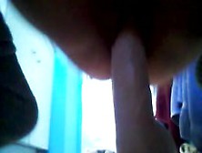 Wife Moaning While She Rides Huge John Holmes Dildo