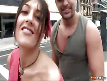 Spanish Slut Picked Up And Fucked Like A Whore