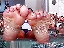 Classic Foot Fetish Stuff: Old But Good! Sexy Latina Meaty Wrinkled Soles