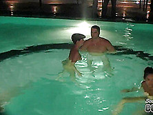 Late Night Hotel Swimming Pool Skinny Dipping Girls Miami Florida - Southbeachcoeds