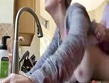 Over The Sink Boobs 1