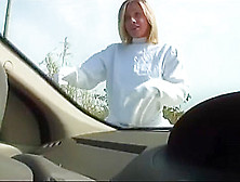 Teen Nympho Is On The Side Of The Road For A Quick Fuck