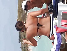 Caught Playing Voyeur On Cyprus Beach