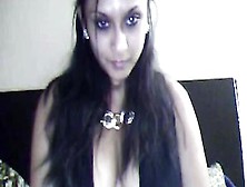 Amazing Big Boobed Arab Cam Slut Fingering Her Pussy On The Webcam