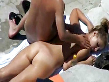 Super-Naughty Dude Fuck His Doll At The Beach