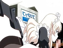 Cartoon Cartoon Eroge Turned On Blonde Maid Offer A Sloppy Head And Let You Cum Between Her Breasts