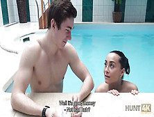 Hunt4K.  18-Year-Old Bad Whore Suck Chopper And Gets Pounded By