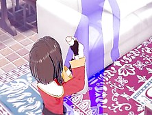 Konosuba Anime - Megumin Hand Job With Jizzed Into Her Face - Japanese Oriental Manga Animated Game Porn