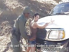 Brutal Police Gang Bang Latina Babe Fucked By The Law