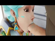 Overwatch Two Porn Tracer Blown A Cock And Got A Сumshot.  Rule34 3D Animation