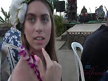 Sweet Non-Nude Footage Of Gorgeous Girlfriend Jill Kassidy On Hawaii Trip