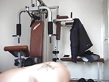 Young Stud Fucks Granny In The Gym!