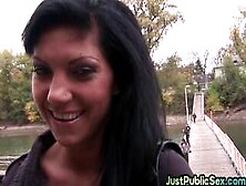 Public Bitch Penetrated By Thick Cock In Wet Pussy Hole