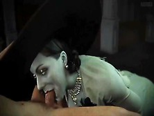 Girl Dimitrescu Swallowing {Resident Evil 8 Porn}