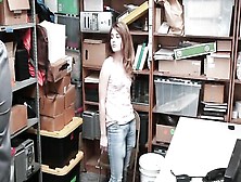 Shoplyfter - Arrested And Fucked In Front Of Her Daddy