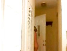 Naked Teen Makes Delivery Guy Nervous