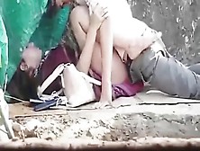 Thai Couple Caught Fucking Outdoors