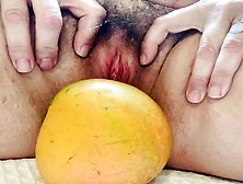 Mango Pussy! How I Fucked The Fruiterer.  Sploshing,  Foodplay,  Creampie.  Littlekiwi Is The Best Homemade Mature Content!