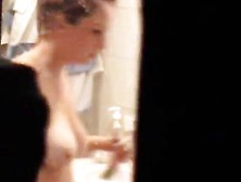 Voyeur Video Of A Sweet Busty Girl In The Bath