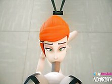 Gwen (Ben 10) Blows Raven's Big Cock (Teen Titans) (With Asmr Sound) 3D Animation Hentai Anime Loop