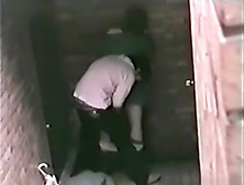 Voyeur Captures An Asian Student Getting Doggystyle Fucked In An Alley