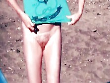 Chubby Mature Ladies Are Being Secretly Filmed On The Nudist Beach
