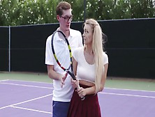 Natalia Starr Gets Fucked On The Tennis Court By Her Coach
