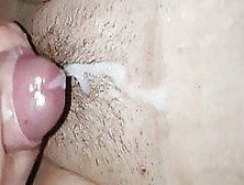 She Cums Before Taking A Hot Sticky Load On Her Hairy Pussy