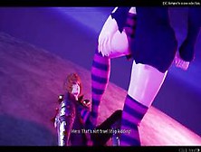 Under The Witch - Witch's Foot Fetish 3D Porn Game