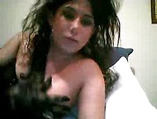 Webcam Girl - Breast Fondling And Posing