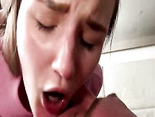 Lustful Step Dad Washes His Step Daughter