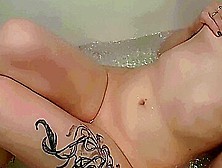 Hot Stepsister Washes In The Shower And Strokes Her Tight Pussy - March Foxie