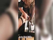 Bombshell Cougar Solo Play With Vacuum Pump And Squirt
