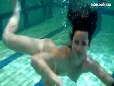 Babes Swim Strip And Have Fun Underwater