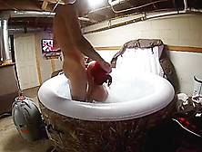 While Wife's Away,  Fucking Mistress In Hot Tub Till I Cum On Her