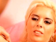 Hot Blonde Teen Kodi Gamble Rides Cock Until Getting A Messy Facial