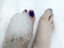 Perfect Feet Of Mistress Lara In Bathroom