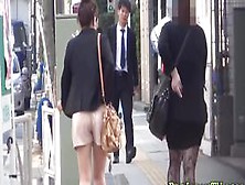 Japanese Teens Peeing Outside