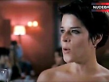 Neve Campbell Shows Boobs And Ass In Bar – I Really Hate My Job