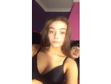 First A Little Shy Then Showing Her Titties On Periscope