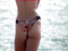 Her Big Ass On The Beach Makes Me Horny As Hell!