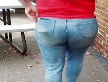 Big Bbw Redheads Ass In Tight Jeans