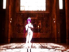 Mmd Genshin Impact Rosaria Goddess Bitch Nun Inside The Cathedral